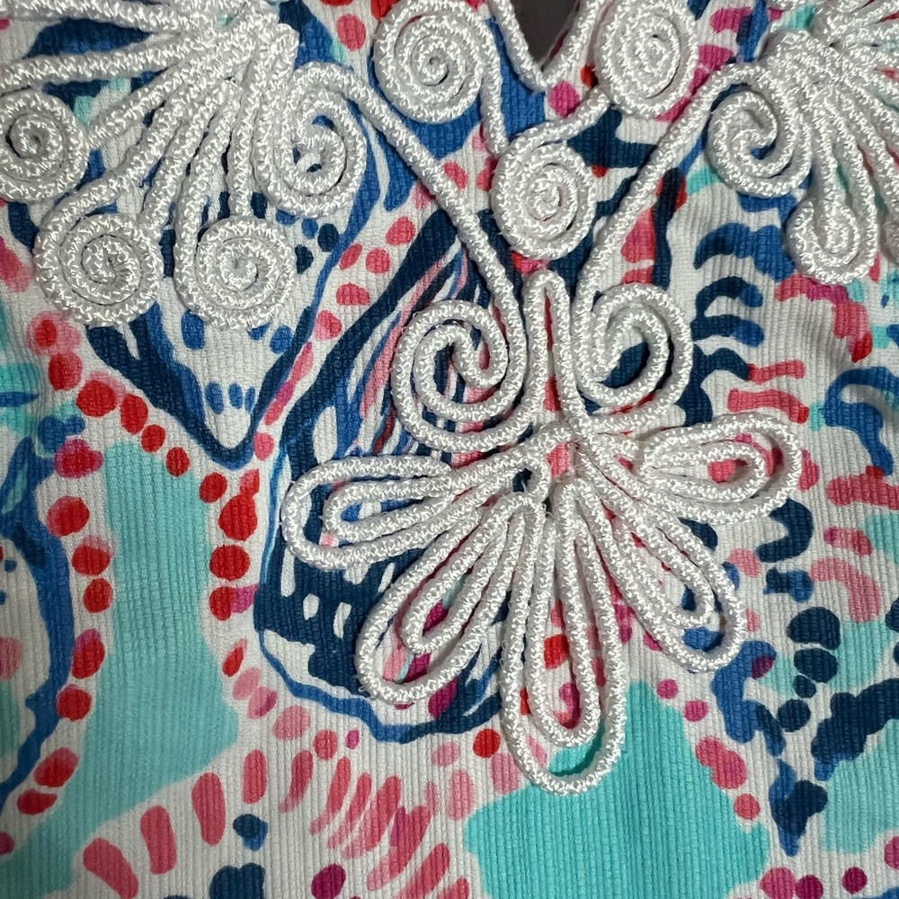 Lilly Pulitzer Gabby shift dress seashell sz 6 practically new - Picture 4 of 7